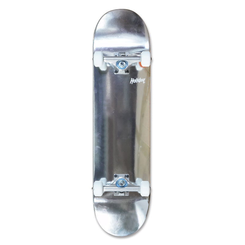 Holiday Skateboards - Sunday Best Foil Silver 8.0