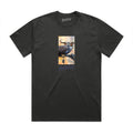 HOLIDAY SKATEBOARDS - Gimiks Born Artist Series Owl T-Shirt (FADED COAL)