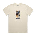 HOLIDAY SKATEBOARDS - Gimiks Born Artist Series Owl T-Shirt (FADED ECRU)