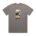 HOLIDAY SKATEBOARDS - Gimiks Born Artist Series Owl T-Shirt (FADED GREY)