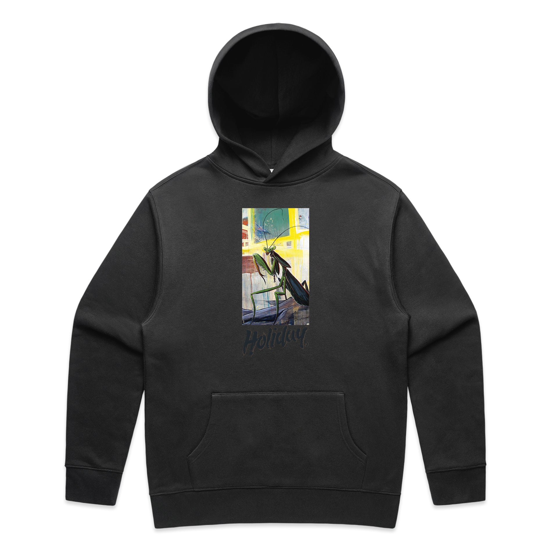 HOLIDAY SKATEBOARDS - Gimiks Born Artist Series Mantis Hood (FADED BLACK)