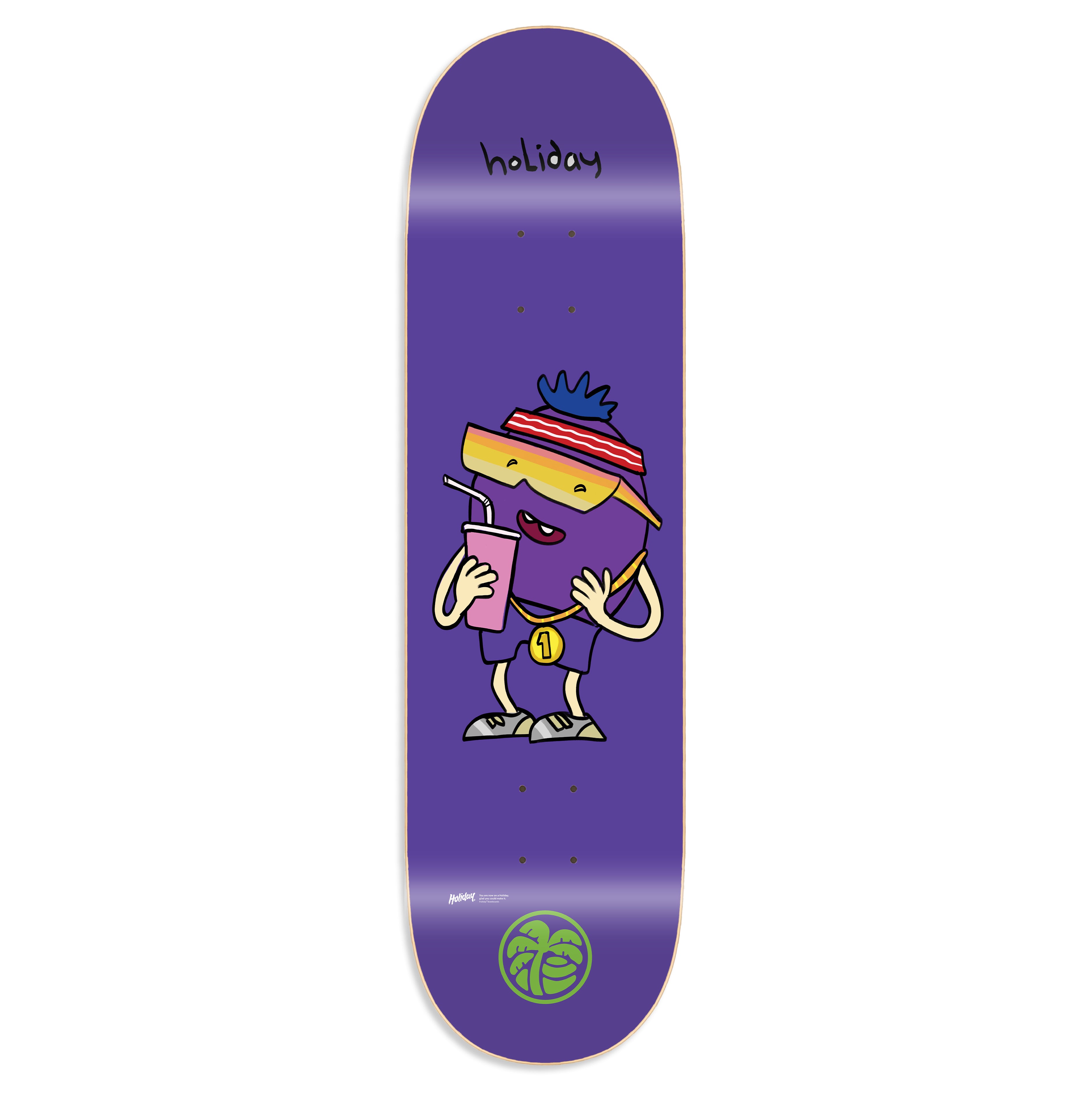 HOLIDAY SKATEBOARDS - Frootz Deck (PLUMB)