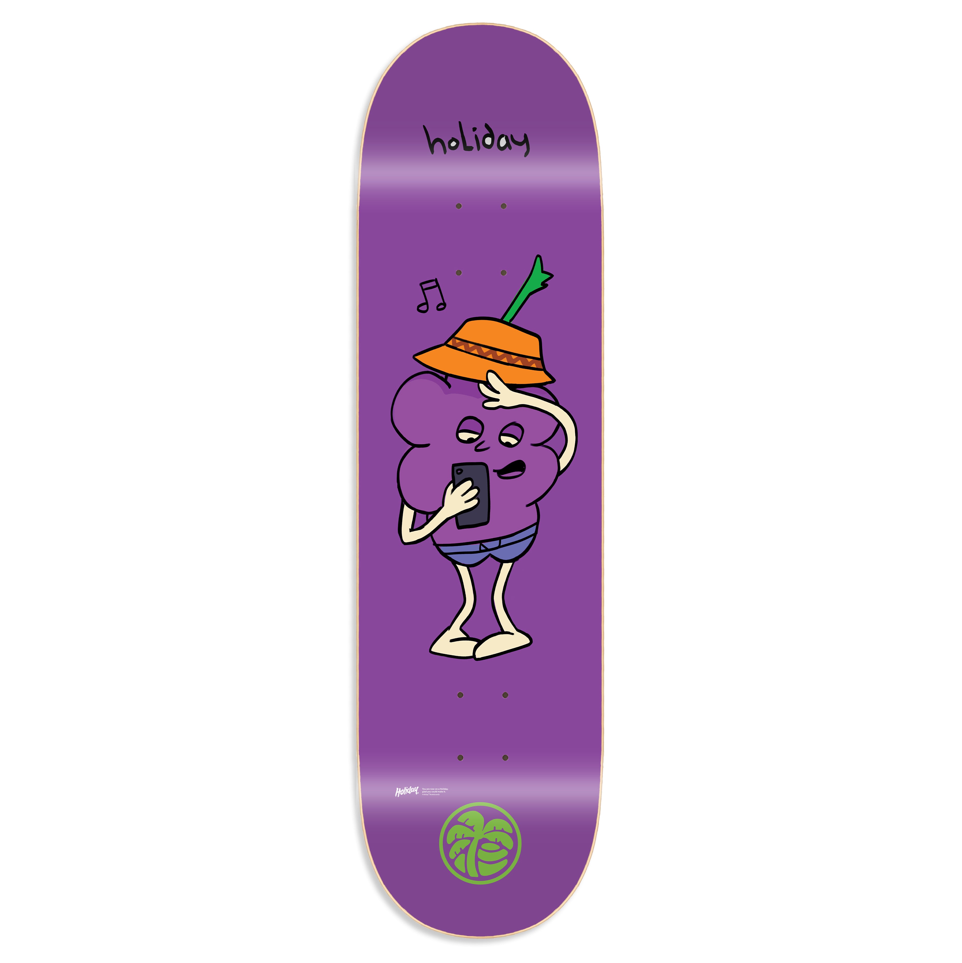 HOLIDAY SKATEBOARDS - Frootz Deck (GRAPE)