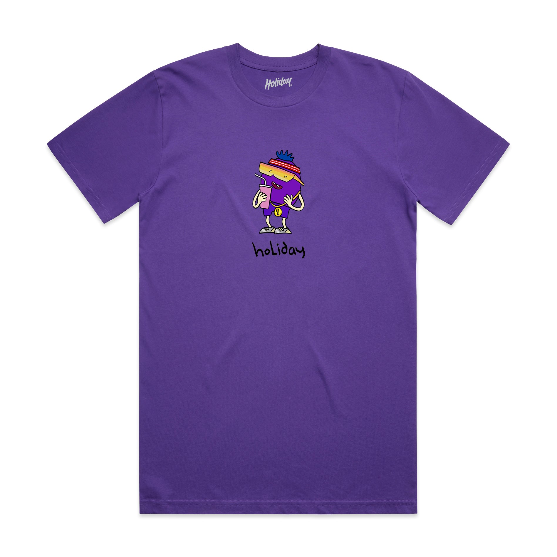 HOLIDAY SKATEBOARDS - Frootz T-Shirt (PLUMB)