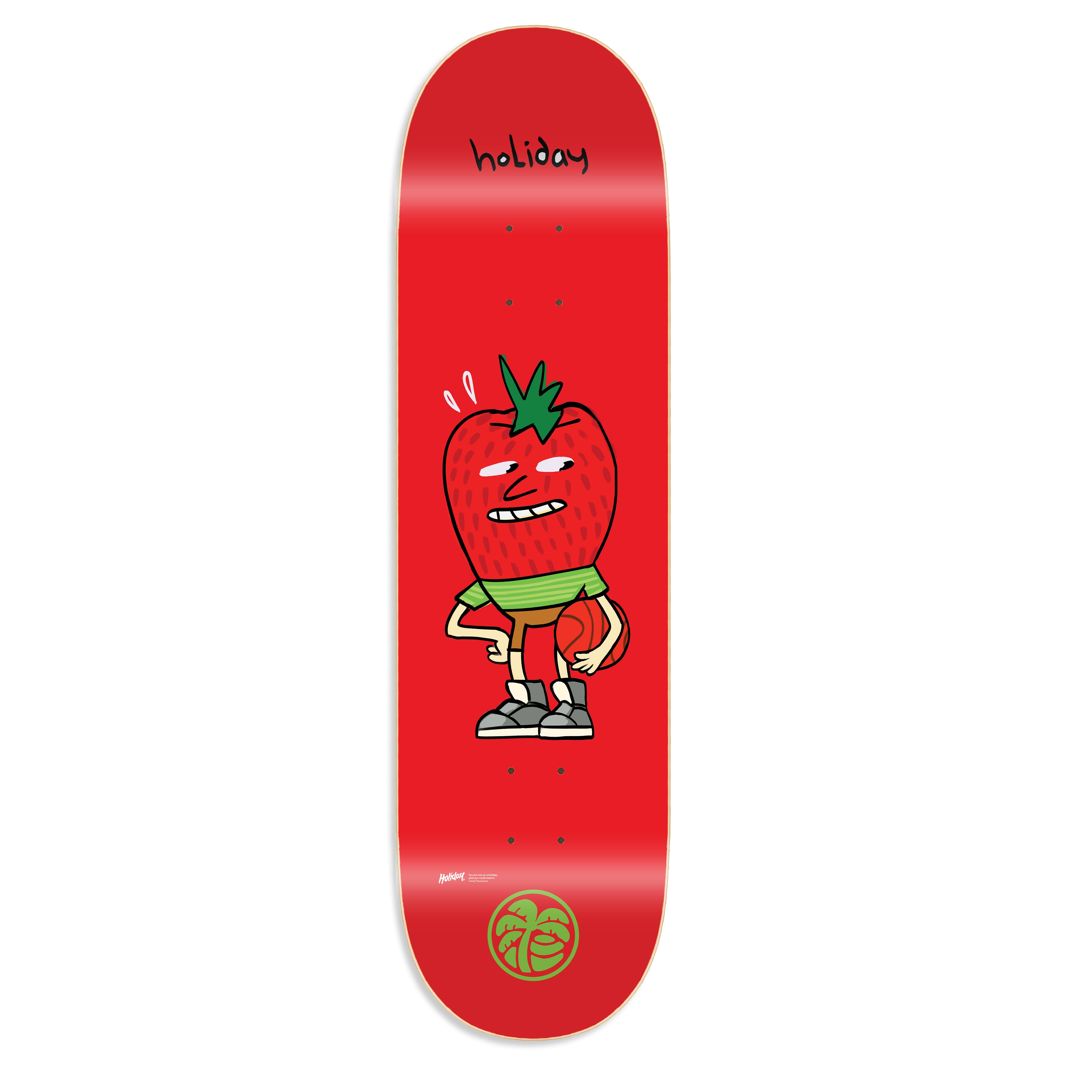 HOLIDAY SKATEBOARDS - Frootz Deck (STRAWBERRY)