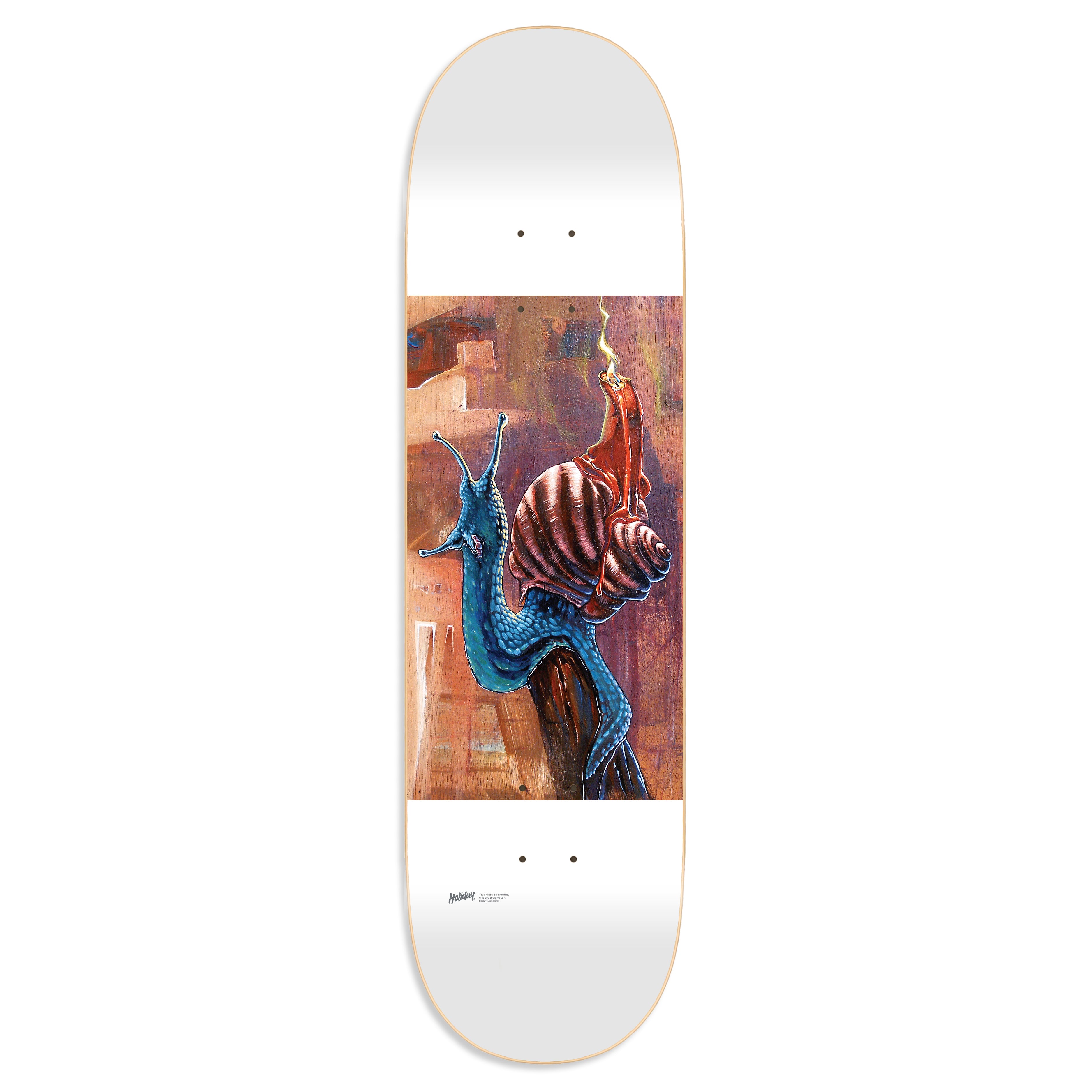 HOLIDAY SKATEBOARDS - Gimiks Born Artist Series Deck (SNAIL)