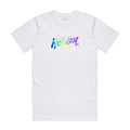 HOLIDAY SKATEBOARDS - Tie Dye Logo T-Shirt (WHITE)