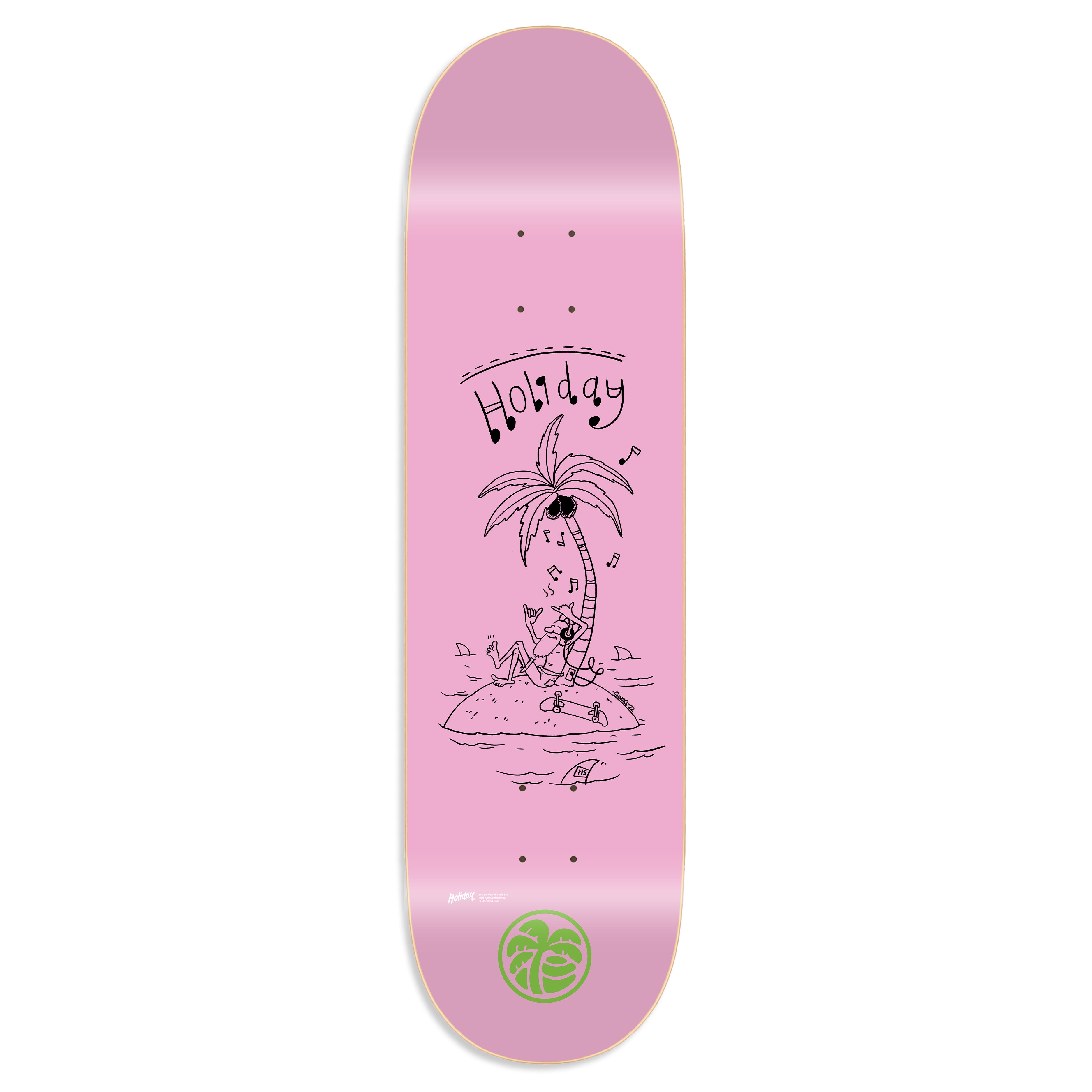 HOLIDAY SKATEBOARDS - Vibez Deck (PINK)