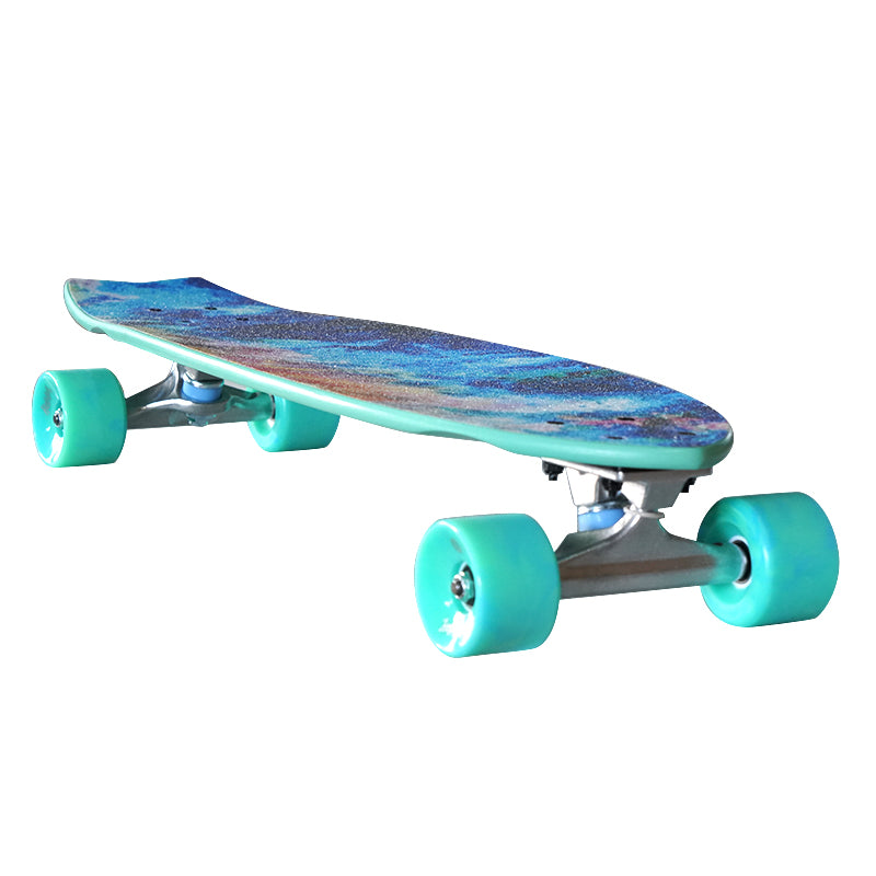 Holiday Skateboards - "Cosmic Crush" Cruiser Board Teal 28"