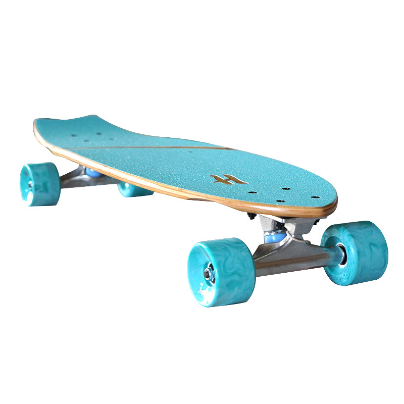 Holiday Skateboards - "Eggs Benny" Bamboo Cruiser Board Blue 28"