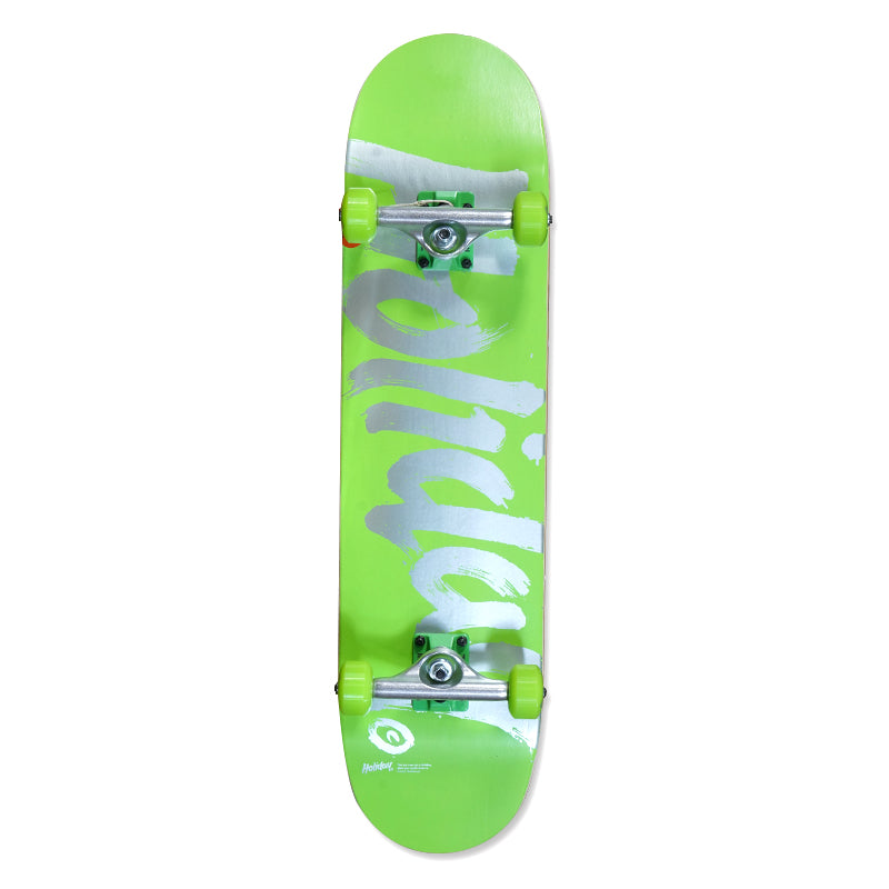 Holiday Skateboards -Safety First - Safety Green All Sizes