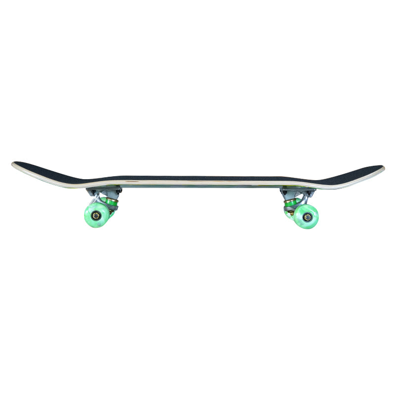 Holiday Skateboards - Tie Dye Green/Silver Complete All Sizes